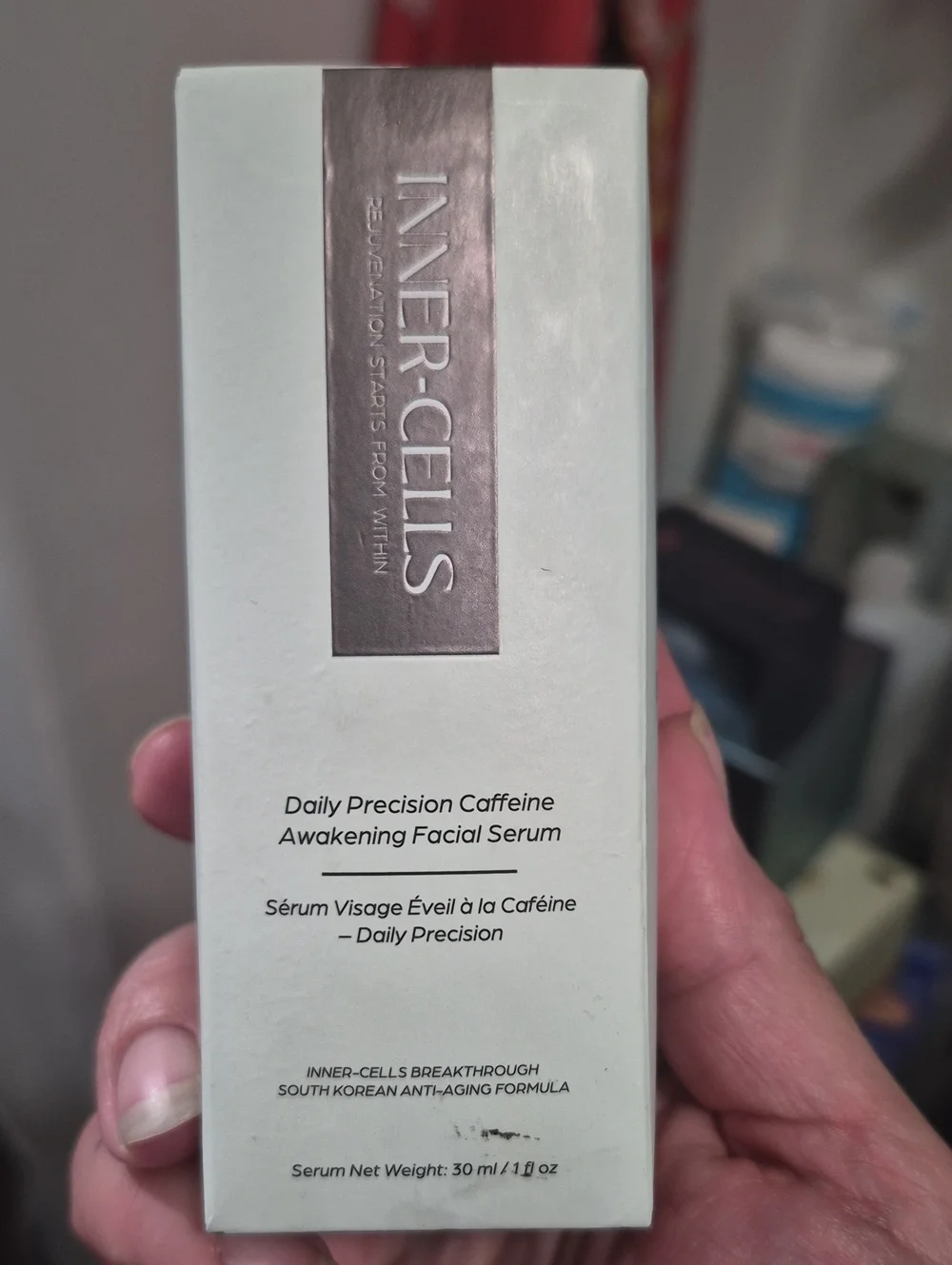 Daily Precision Caffeine Awakening Facial Serum — White